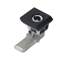 Cerradura de Gabinete MS813 con Llave, Zincada, Alto Estándar de Seguridad, para Caja Eléctrica, VUTEK 35x21mm