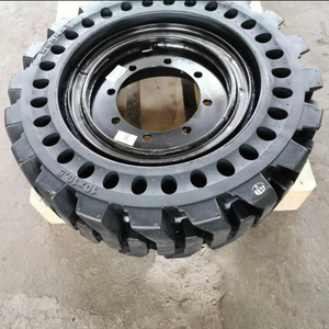 10 16.5 Solid Rubber Tires for <b>Trailers</b> Solid Skid Steer Tyre 10x16.5 - Product Image 3