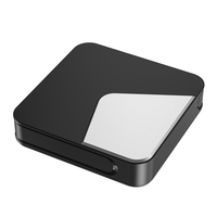 Hibox A1 ATV UI 2023, Android TV Box 4K, Smart TV Box, IPTV, Wifi de Doble Banda, 4GB 32GB, Android 12, Control Remoto por Voz BT, Decodificador