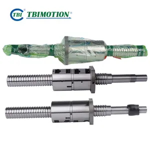 Parafuso de esfera para motor de motor TBI DFV5010 250 mm, peça de máquina CNC 5505 para motor de motor C5 DFU2005 1000 mm, porca dupla 100% original