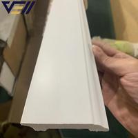 VELL Accessoires de sol modernes décoratifs pour la maison Plinthes en polystyrène PS étanches Plinthes en PVC plastique