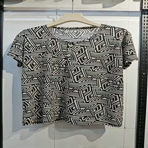 Felpe da 1.28 dollari YLF001 Pullover largo per Polo antisudore <span class=keywords><strong>oversize</strong></span> da <span class=keywords><strong>donna</strong></span> t-shirt da <span class=keywords><strong>donna</strong></span> top camicette con stampe - Product Image 6