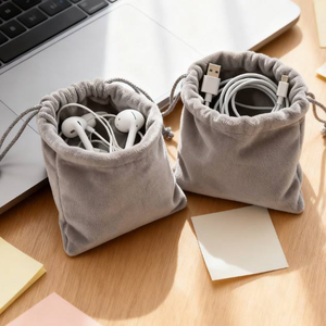YOUQU Elegant Velvet <b>String</b> <b>Bag</b> Velvet Drawstring <b>Bag</b> for High End Gift and Jewelry Packaging - Product Image 5