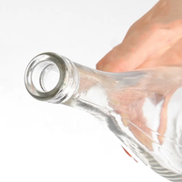 Conische schroefdop glazen flessen voor groothandel - 650ml fruitwijnflessen transparant verzegeld lege flessen buitenlandse likeurflessen