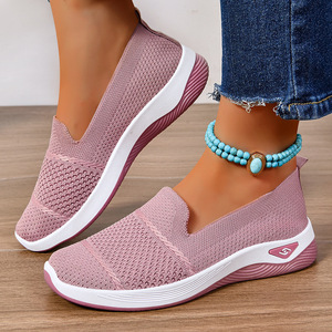Chaussures <span class=keywords><strong>pour</strong></span> femmes Été 2026 : Baskets confortables à bout peu profond, style marche - Product Image 2