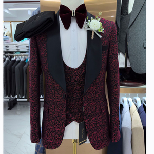 <span class=keywords><strong>Costume</strong></span> <span class=keywords><strong>3</strong></span> <span class=keywords><strong>pièces</strong></span> jacquard de haute qualité, <span class=keywords><strong>costume</strong></span> de dinde, robe de mariée, <span class=keywords><strong>costume</strong></span> pour <span class=keywords><strong>homme</strong></span> de banquet d'affaires pour <span class=keywords><strong>homme</strong></span> - Product Image 1