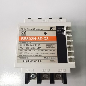 ฟูจิ อิเล็คทริค โซลิด สเตท คอนแทคเตอร์ SS802H-3Z-D3 AC480V 80A DC คอยล์ผลิตในประเทศญี่ปุ่น - Product Image 2