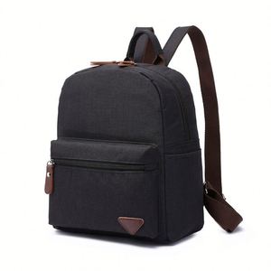 Korean Design Leisure <b>Backpack</b> Cotton Lining Zipper Closure <b>Waterproof</b> Laptop Friendly for Travel and <b>School</b> - Product Image 2