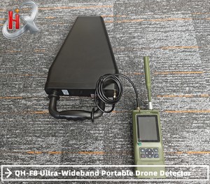 Détecteur de drones portable QH-F8, détecte les drones multi-marques de 100 MHz à 8 GHz et intercepte les vidéos FPV - Product Image 2