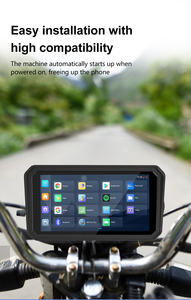 Pantalla de Navegación Impermeable Integrada de 6 Pulgadas Táctil Android con CarPlay, Android Auto, BT, WIFI y TMPS - Product Image 4