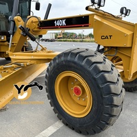 Opération simple Niveleuse Caterpillar utilisée Niveleuse de route commerciale de Chine Niveleuse de moteur CAT 140K d'occasion à vendre