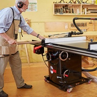 Scie à Table professionnelle de 10 pouces 3HP PCS36 avec clôture de déchirure de 36 pouces et système de Rail