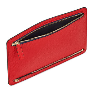 Logo personnalisé En Cuir Saffiano Hommes Femmes Fermeture Éclair Passeport Étui <span class=keywords><strong>Porte</strong></span>-Cartes - Product Image 5