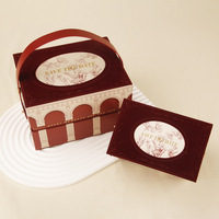 Boîte cadeau en papier cartonné pour la Saint-Valentin, vente en gros, emballage de mariage, boîte cadeau en papier de luxe