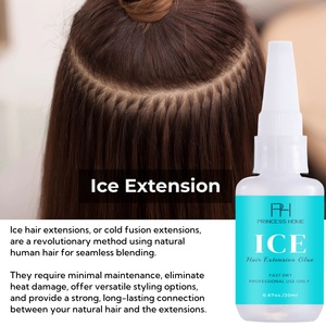 Kit de colle gel pour extensions capillaires OEM ODM, adhésif froid invisible et imperméable pour extensions de cheveux naturels - Product Image 4