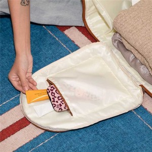 Sac de voyage West Highland Dog Leopard Lychee, grande capacité, forme cubique, bagage pour voyage d'affaires - Product Image 3