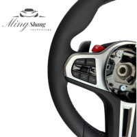 Volant en cuir Hot M G01 G02 G05 G06 G07 G08 G11 G12 G14 G15 G16 G17 G20 G29 G30 G31 G32 G80 G82 F92 X3 X4 X5 X6 X7 F90