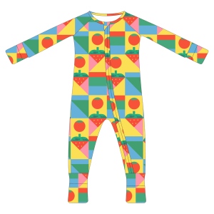 Vêtements pour bébé nouveau-né en bambou et élasthanne personnalisés, pyjama, body, grenouillère, combinaison, fermeture éclair, une pièce, tout-petit, antidérapant, pyjama - Product Image 5
