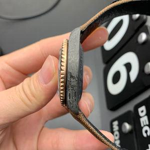 Montre mécanique analogique de luxe V3 avec boîtier en fibre de carbone ultra-léger, résistante à l'eau, fonction répétiteur, phase de lune, cadran de 42 mm, bracelet en cuir - Product Image 4