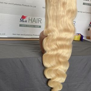 Peluca frontal rubia de encaje HD, encaje ultrafino que se adapta muy bien a la piel, peluca frontal 13x6 con amplio espacio de encaje, peluca frontal 613 de alta calidad - Product Image 3