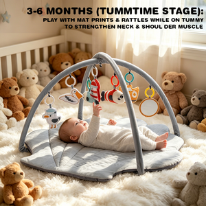 Jouets pour bébés KSF Kids <span class=keywords><strong>Bebe</strong></span> Playmate, jouets sensoriels, tapis de jeu en coton super doux pour les bébés de 0 à 24 mois - Product Image 4