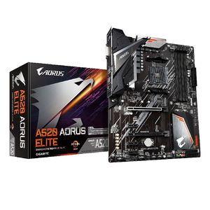 Carte mère de jeu GIGABYTE A520 AORUS ELITE d'occasion pour ordinateur de bureau avec prise en charge du socket AM4, compatible avec les processeurs AMD Ryzen R3 3100 R5 3500X <span class=keywords><strong>3600</strong></span> - Product Image 1