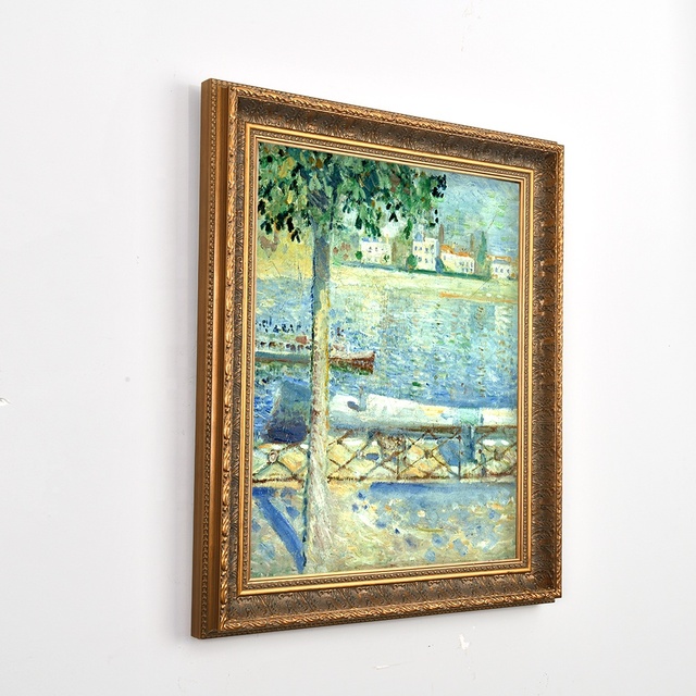 Large Luxury European Vintage Picture Oil Painting Photo Wooden Frames Classic Gold Baroque Wood Frame