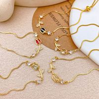 Gelang Pesona Bunga Lapis Emas 18K untuk Wanita dengan Zirkon Setting Cakar, Trendi dan Keberuntungan, Cocok untuk Hadiah Ulang Tahun