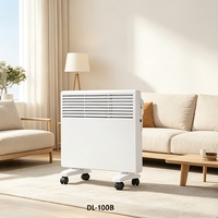 Radiateur électrique à convection pour système de climatisation HVAC avec 2 niveaux de puissance et conception autoportante