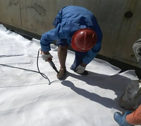 Géotextile résistant aux UV pour la protection des canaux et des systèmes de conservation de l'eau