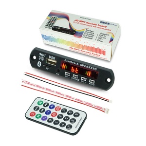 Reprodutor de mp3 player bluetooth, sistema de som, decodificador, placa decodificadora 12v usb kit