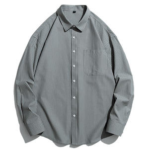 Maglia Invernale da <span class=keywords><strong>Uomo</strong></span> a Maniche Lunghe, Casual, a Righe, in Misto Cotone/Poliestere, Traspirante, Ecologica, Lavabile in Lavatrice - Product Image 5
