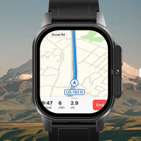 Reloj Inteligente Android Amoled con GPS, Teléfono 4G, Reloj Inteligente con Google Play, Pantalla de 2.13 Pulgadas 410*502, Reloj Inteligente Impermeable con Cámara y Grabadora de Voz