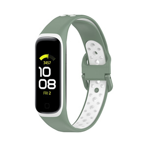 Boorui Silicone Double Couleur pour <span class=keywords><strong>Galaxy</strong></span> <span class=keywords><strong>Fit2</strong></span> Strap Sm-R220 Remplacement Smartband Pour Samsung <span class=keywords><strong>Galaxy</strong></span> <span class=keywords><strong>Fit2</strong></span> - Product Image 2