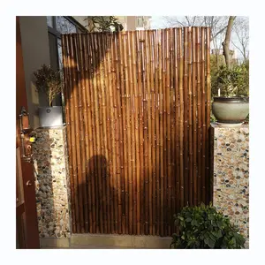 Novo Estilo Design Popular Alta Qualidade Outdoor Bamboo Painel Dark Party Bamboo Fence