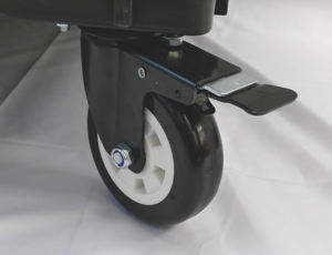 भारी ड्यूटी <span class=keywords><strong>2</strong></span> टियर मोबाइल मेटल वर्कशॉप छाती ट्रॉली उपकरण गाड़ी गोदाम सेवा गाड़ी और हैंडल के साथ - Product Image 3