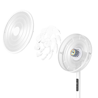 Nouveau style ventilateur électrique vertical en plastique de grande taille, moteur AC 60W, oscillation domestique, cadeau de commerce extérieur