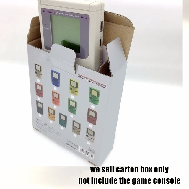 High Quality Packing Box Carton Box for GB Game Boy Game Console Replacement Protect Carton case
