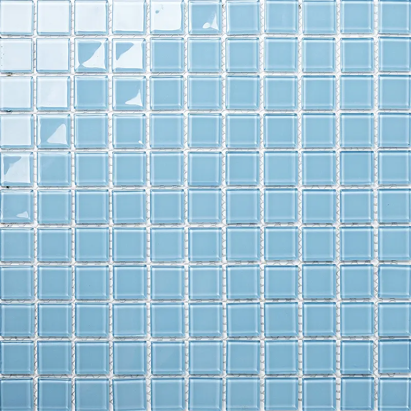 青い花セラミック天然石ダイヤモンド不規則なウォータージェットスイミングプールタイルモザイク部分バスルームアクセサリー壁ガラス2022