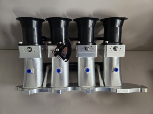 Nuevos Cuerpos de Aceleración Individuales de Aluminio ITB de 55 mm Fabricados con CNC para la Serie B para Integra XSI CRX <span class=keywords><strong>SiR</strong></span> para <span class=keywords><strong>SiR</strong></span> 1.6L - Product Image 4