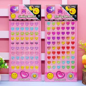 Nuevas pegatinas de diamantes 3D con cara sonriente XY-034, de dibujos animados para niños, para caras tristes, de PVC, papel, modernas y minimalistas - Product Image 3