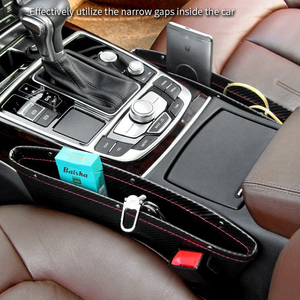Organisateur de rangement latéral pour console de <span class=keywords><strong>voiture</strong></span>, organisateur de poche universel pour l'espace entre les sièges de <span class=keywords><strong>voiture</strong></span> - Product Image 5