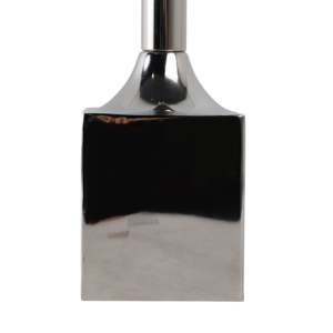 Tavolino Artistico in Vetro con Accento Geode per Piccoli Spazi, Comodino Moderno Decorativo - Product Image 5