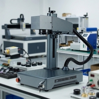 Nouvelle machine de marquage laser à fibre CNC portable 20W refroidie par air pour gravure de logos personnalisés sur coques de téléphone, bagues, clés USB, puces, et laser de bureau