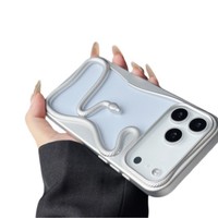 Neue galvani sierte 3D-Handyhülle mit hohlem Schlangen element für iPhone 17 16 15 14 13 Pro Max Stoß fester Allround-Schutz