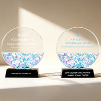 Nouveau design DEMO – Trophées en cristal vierges avec impression UV, design boule de cristal durable – Personnalisables pour événements et souvenirs