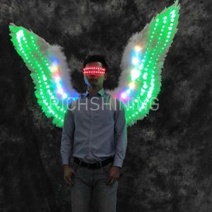 RICHSHINING Ailes d'ange LED personnalisées unisexes sexy, ailes de papillon lumineuses pour les défilés de mode - Product Image 3