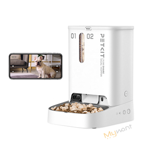 PETKIT YumShare Gemini Dual Hoppers AI Smart Pet Feeder con 1080P HD Cámara <span class=keywords><strong>de</strong></span> visión nocturna infrarroja Interacción remota - Product Image 1