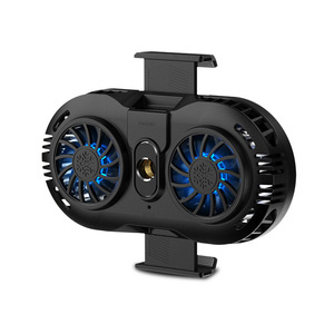 X2 Mobile Phone Cooler Dual Fan Semiconductor Cooling <b>Type</b> <b>C</b> Gaming Streaming Heatsink - Product Image 2