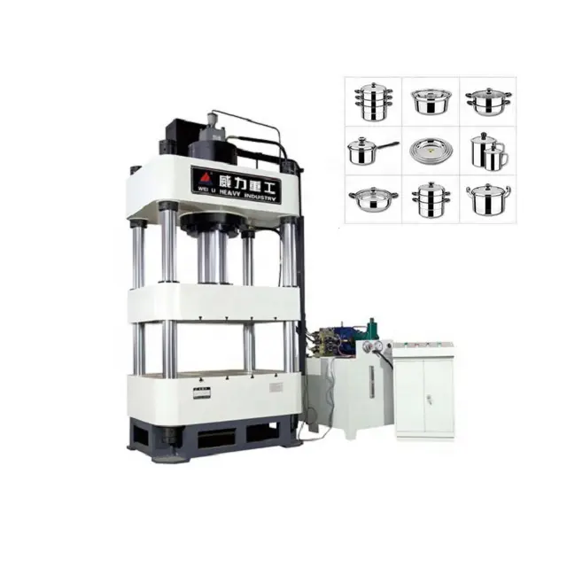 200T315TonsMetal Sheet Hydraulic Stainless Steel Stamping Steel Competitive Price Kitchen Utensils Cookware Making Press Machine